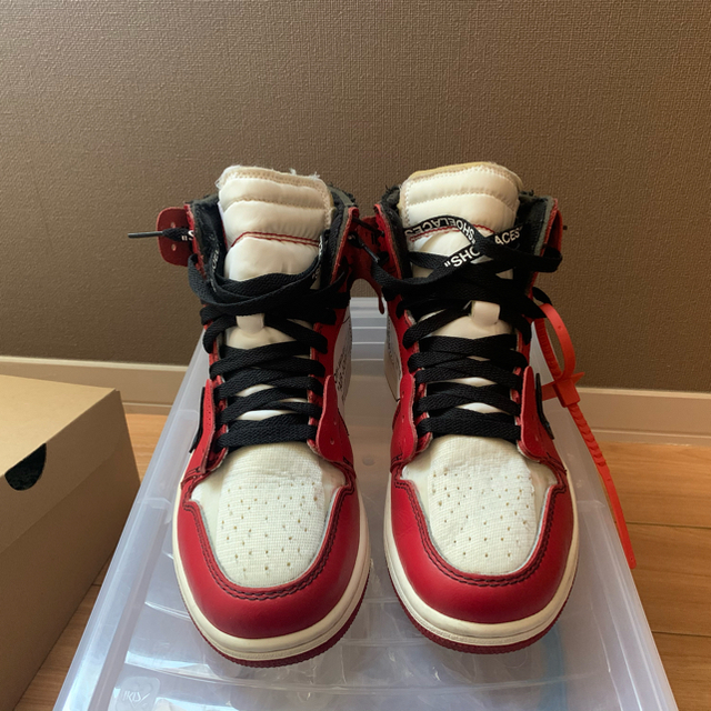 NIKE(ナイキ)のnike jordan1×offwhite us7.5 メンズの靴/シューズ(スニーカー)の商品写真