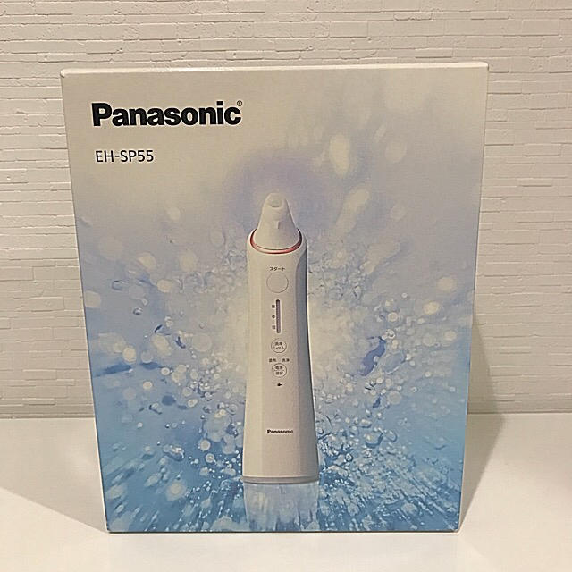 Panasonic(パナソニック)のPanasonic 毛穴洗浄本体　アルカリ洗浄水付 スマホ/家電/カメラの美容/健康(フェイスケア/美顔器)の商品写真