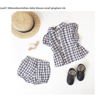 ボンポワン(Bonpoint)の新品未使用！little cotton clothes セットアップ(ブラウス)