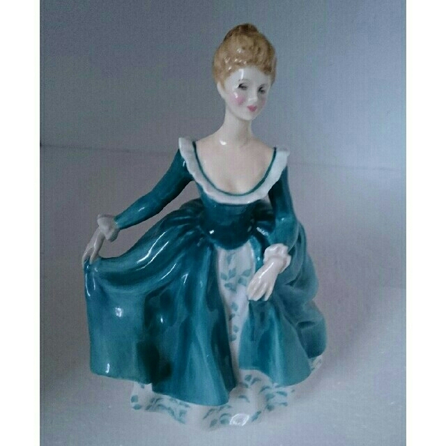 Royal Doulton - ロイヤル ドルトン janine フィギュリン HN2461の+