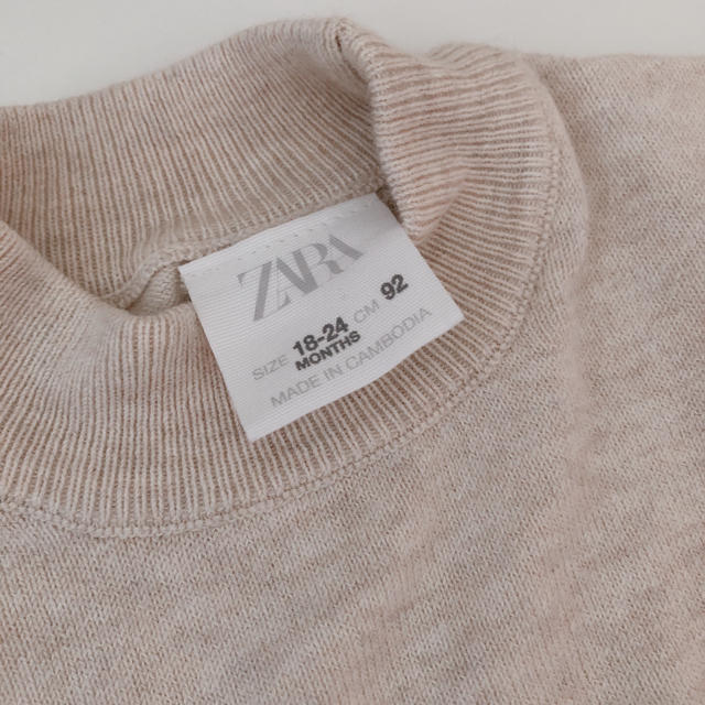 ZARA KIDS(ザラキッズ)のZARAベイビー♡ニット キッズ/ベビー/マタニティのキッズ服女の子用(90cm~)(ニット)の商品写真