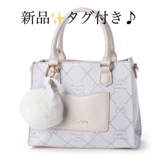 リズリサ(LIZ LISA)の新品✨定価9350円　リズリサ  可愛い♡バッグ　ホワイト 　大幅お値下げ‼️(ショルダーバッグ)
