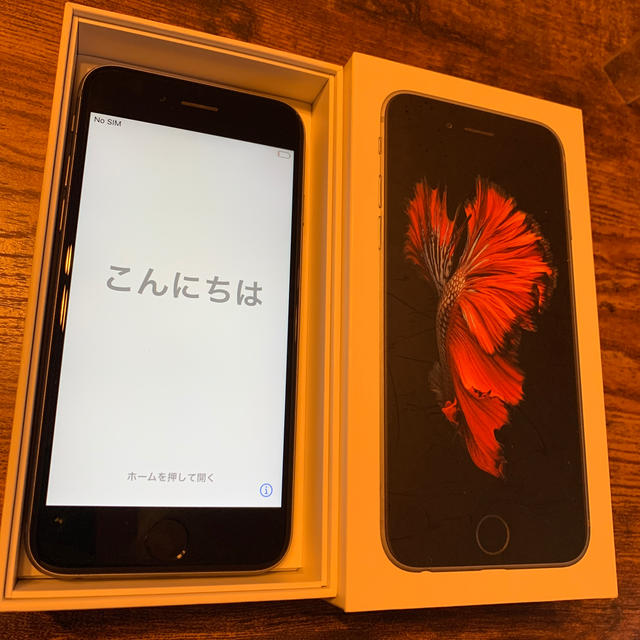 simロック解除済　iPhone 6S 16GB スペースグレイ