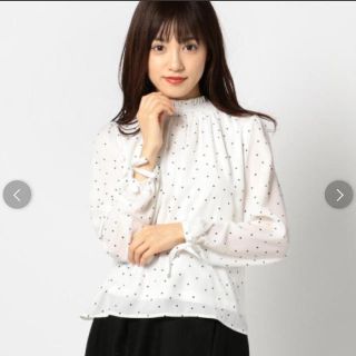 ミッシュマッシュ(MISCH MASCH)の新品タグ付き　ミッシュマッシュ　水玉ブラウス(シャツ/ブラウス(長袖/七分))