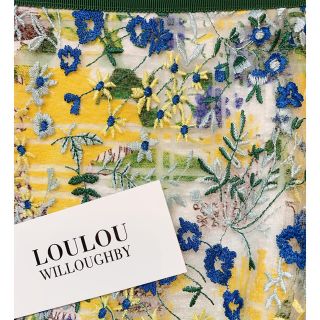 エストネーション(ESTNATION)の新品タグ付き　Loulou Willoughby  レーススカート　(ロングスカート)