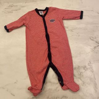 プチバトー(PETIT BATEAU)のプチバトー　ロンパース　3m(ロンパース)