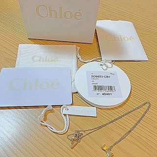 クロエ(Chloe)のクロエ　リボンネックレス　箱なし(ネックレス)