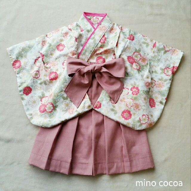 晴れ着handmade baby HAKAMA 80-90cm