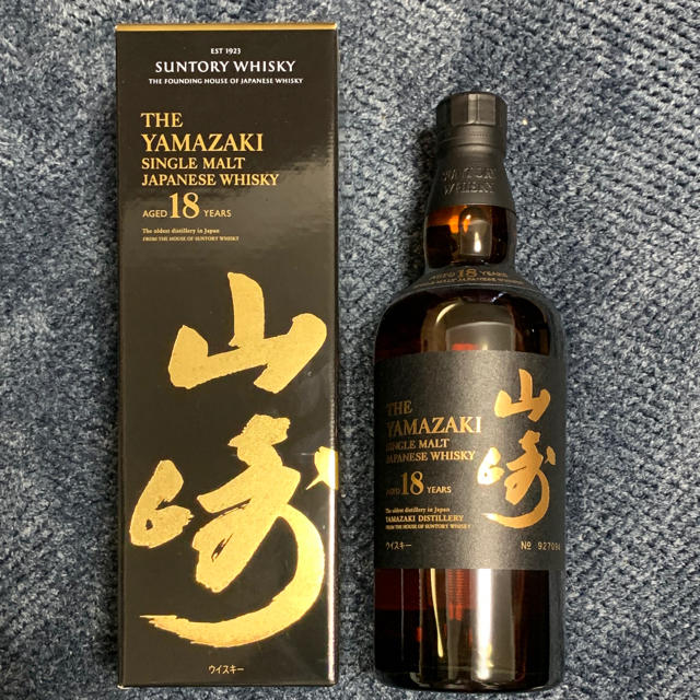 山崎18年　サントリー　ウイスキー食品/飲料/酒