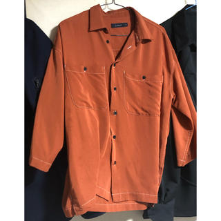 レイジブルー(RAGEBLUE)のレイジーブルー　シャツ　七分袖　オレンジ(シャツ)