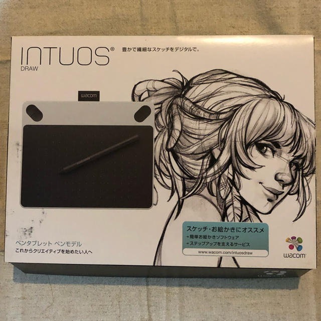 Wacom(ワコム)のワコム(Wacom)ペンタブ Intuos Draw Sサイズ スマホ/家電/カメラのPC/タブレット(タブレット)の商品写真