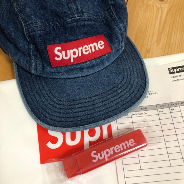 supreme  デニム キャップ