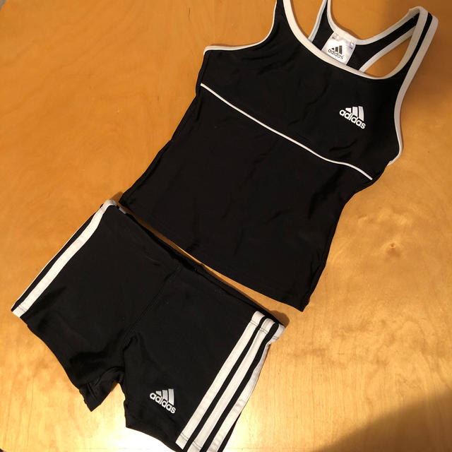 adidas(アディダス)のアディダス　セパレートスクール水着🩱 キッズ/ベビー/マタニティのキッズ服女の子用(90cm~)(水着)の商品写真