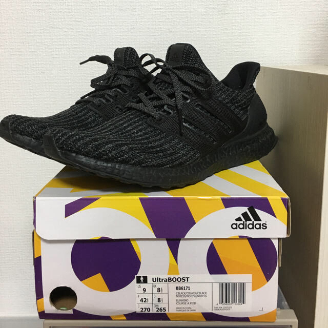 adidas(アディダス)のadidas ultra boost triple black メンズの靴/シューズ(スニーカー)の商品写真