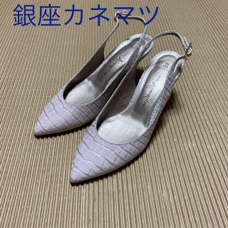 ギンザカネマツ(GINZA Kanematsu)の【美品】銀座カネマツ クロコダイル柄ハイヒール パンプス(ハイヒール/パンプス)