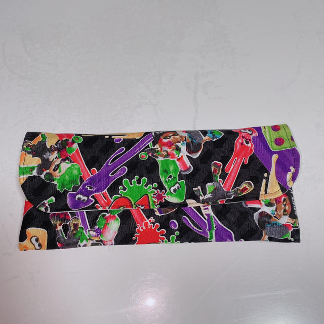 お箸セット袋 スプラトゥーン ハンドメイド ハンドメイドのキッズ/ベビー(外出用品)の商品写真