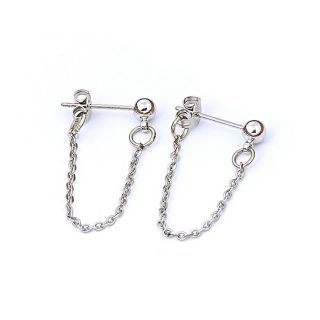 シンゾーン(Shinzone)のChain silver small pierce No.20(ピアス)