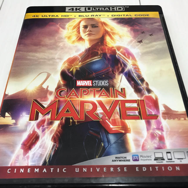 MARVEL(マーベル)のキャプテン・マーベル 4K ULTRA HD・Blu-ray 海外版 エンタメ/ホビーのDVD/ブルーレイ(外国映画)の商品写真