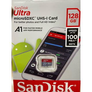 サンディスク(SanDisk)のマイクロSD 128GB(PC周辺機器)