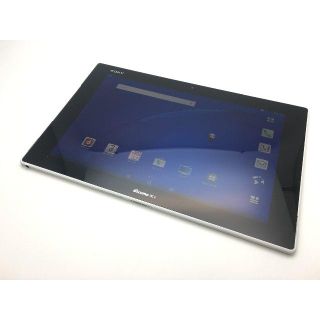 ソニー(SONY)の01上美品 ドコモ XperiaTM Z2 Tablet SO-05F ホワイト(タブレット)