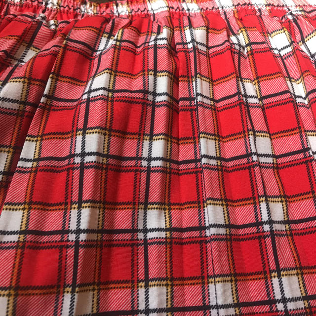 merlot(メルロー)のプリーツチェックロングスカート レディースのスカート(ロングスカート)の商品写真