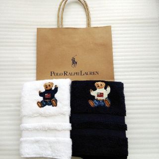 ラルフローレン(Ralph Lauren)のラルフローレン ポロベア ウォッシュタオル(ハンカチ)