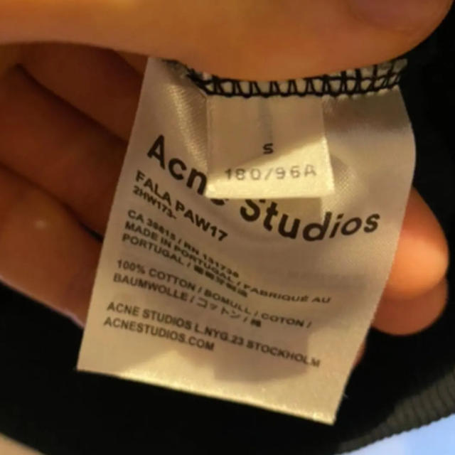 ACNE(アクネ)のacne studios 17aw fala フーディ パーカー S black メンズのトップス(パーカー)の商品写真