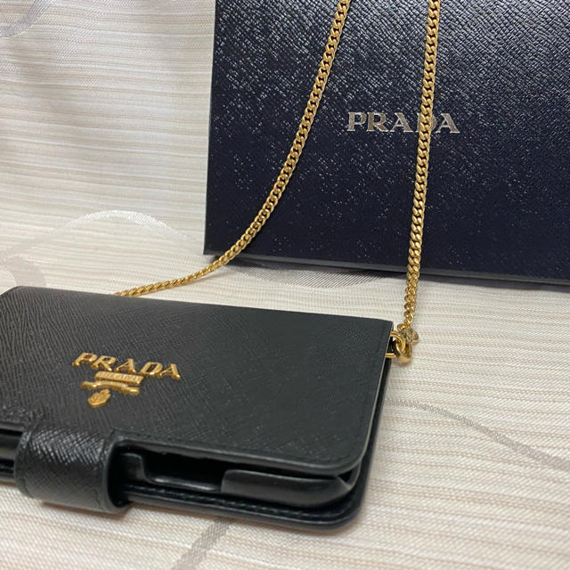 PRADA iPhone x xs ブックケース