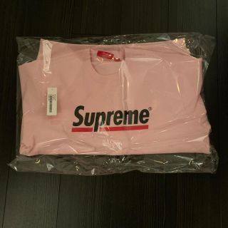 シュプリーム(Supreme)のSupreme underline crewneck pink S(スウェット)