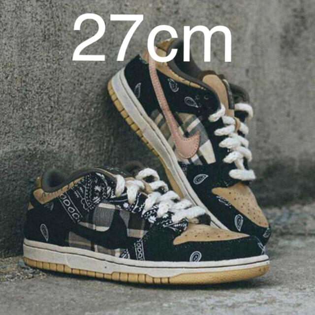 NIKE(ナイキ)のTravis Scott x Dunk Low SB 27cm メンズの靴/シューズ(スニーカー)の商品写真