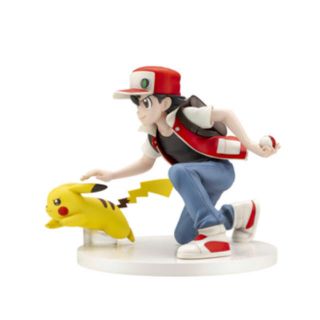 コトブキヤ(KOTOBUKIYA)の新品 コトブキヤ ポケモンセンターオリジナル フィギュア 「レッド＆ピカチュウ」(キャラクターグッズ)