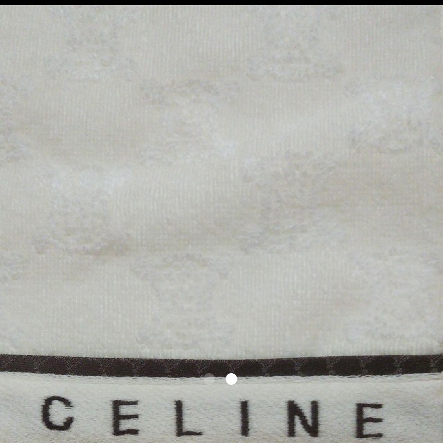 celine(セリーヌ)のセリーヌ  マカダム柄  フェイスタオル タオル ハンドタオル  ⑤ インテリア/住まい/日用品の日用品/生活雑貨/旅行(タオル/バス用品)の商品写真