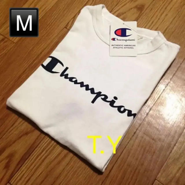 Champion(チャンピオン)のChampion Tシャツ 白 Supreme EMODA Ungrid好きに メンズのトップス(Tシャツ/カットソー(半袖/袖なし))の商品写真