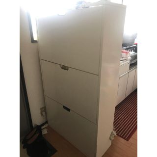 イケア(IKEA)のIKEA 靴箱 白（※船橋市内での受け渡し可能）(棚/ラック/タンス)