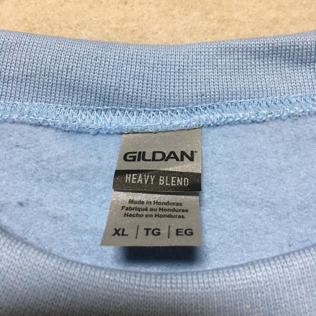 GILDAN(ギルタン)の新品 GILDAN 長袖トレーナー ライトブルー XL メンズのトップス(スウェット)の商品写真