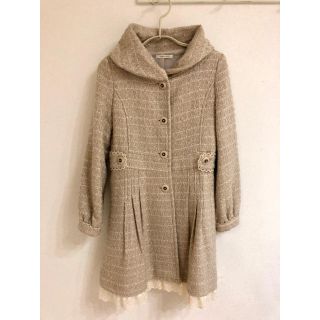 アクシーズファム(axes femme)の【くるり様専用】axes femme コート＋ワールドワイドラブ デニムスカート(ロングコート)