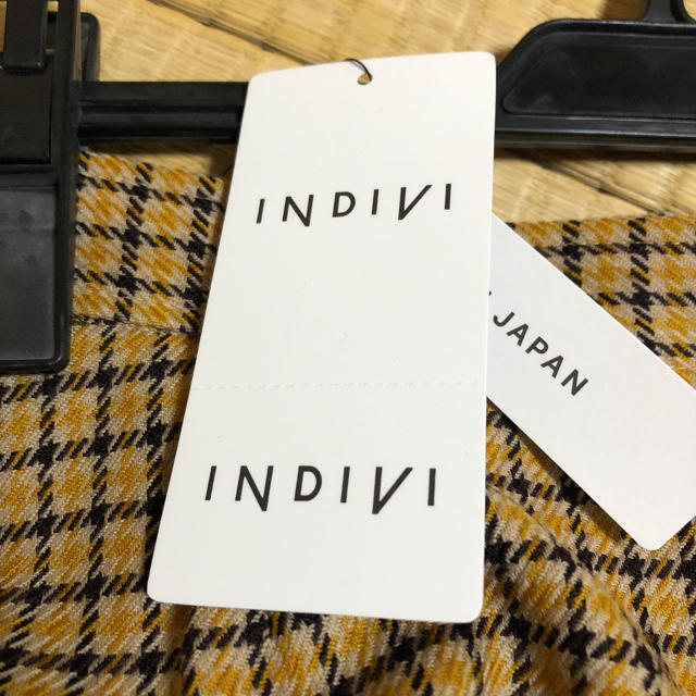 INDIVI(インディヴィ)の【新品】INDIVI チェックスカート レディースのスカート(ひざ丈スカート)の商品写真