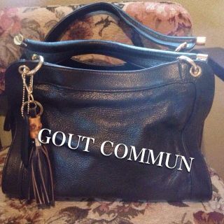 美品！GOUT COMMUNレザーバッグ(ボストンバッグ)