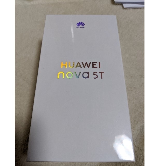 ANDROID(アンドロイド)のHUAWEI nova5T 新品未開封 スマホ/家電/カメラのスマートフォン/携帯電話(スマートフォン本体)の商品写真