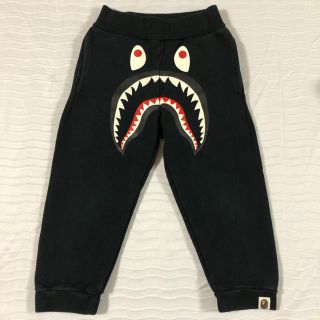 アベイシングエイプ(A BATHING APE)のbape kids 90cm 100cm シャーク スウェットパンツ キッズ(パンツ/スパッツ)