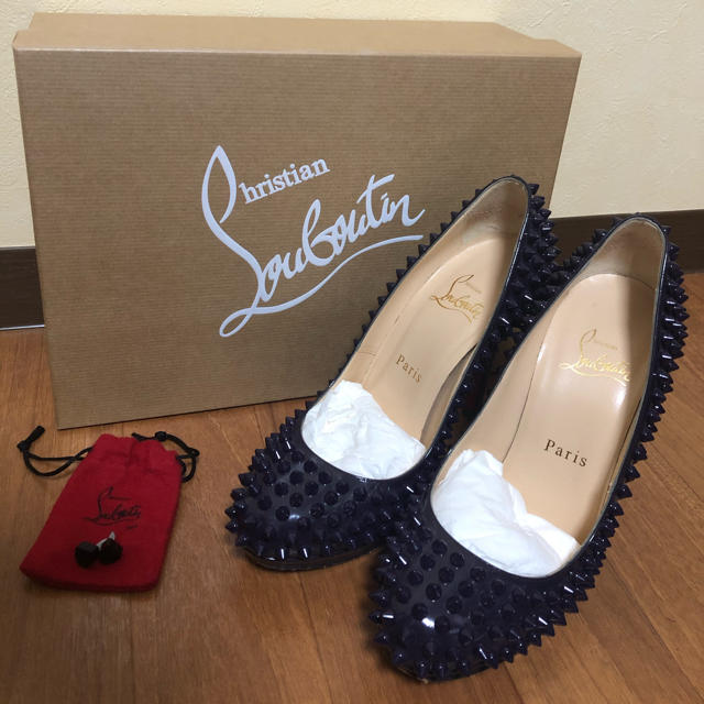 Christian Louboutin(クリスチャンルブタン)のルブタン  パンプス　レディースパープル レディースの靴/シューズ(ハイヒール/パンプス)の商品写真