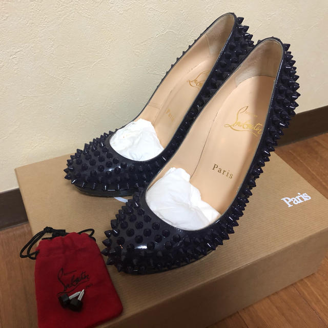 Christian Louboutin(クリスチャンルブタン)のルブタン  パンプス　レディースパープル レディースの靴/シューズ(ハイヒール/パンプス)の商品写真