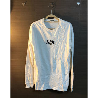 シュプリーム(Supreme)の KITH キス メンズ ロングTシャツ Mサイズ ホワイト (Tシャツ/カットソー(七分/長袖))