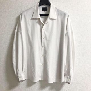 サンシー(SUNSEA)の【19ss】supernova. Big shirt-弍 (White)(シャツ)