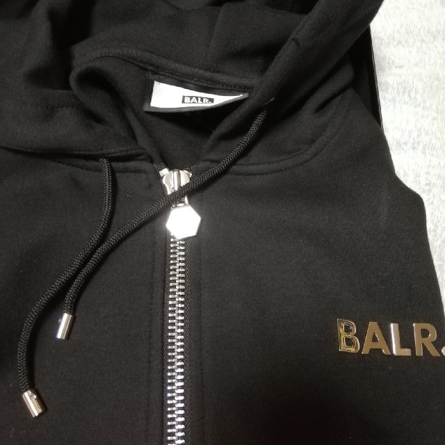 【定番・大人気】BALR.Q Series ZIP パーカーBLACK(XS)