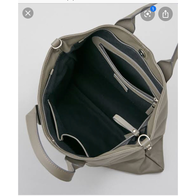 ear PAPILLONNER(イアパピヨネ)の【新品】イオペレ  バック 黒 A4可 レディースのバッグ(トートバッグ)の商品写真