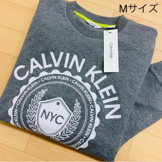 カルバンクライン(Calvin Klein)の大人気★Calvin Klein【M】US限定販売ビッグロゴプリントトレーナー(スウェット)