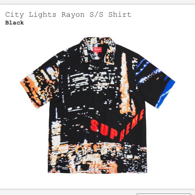 Supreme City Lights Rayon S/S Shirt