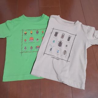 モンベル(mont bell)のmont-bellキッズ100㎝２枚(Tシャツ/カットソー)