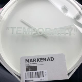 オフホワイト(OFF-WHITE)のIKEA MARKERAD ヴァージル(掛時計/柱時計)